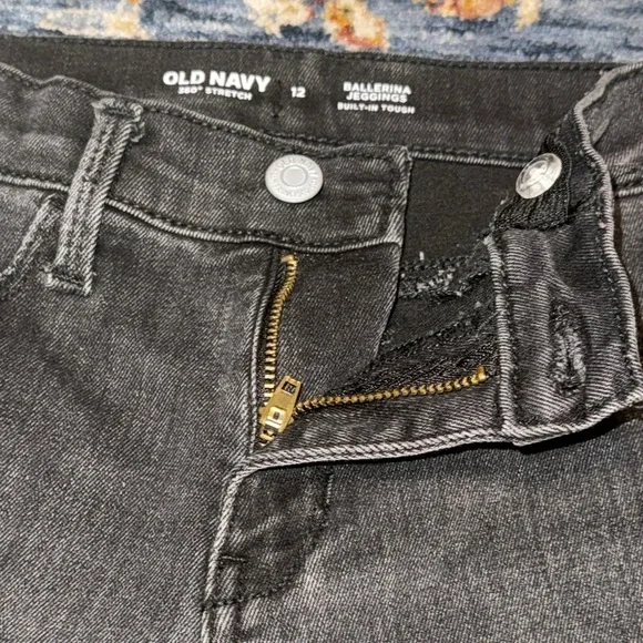 OLD NAVY 360° Stretch Ballerina Jeggings Built in Tough Girls 12 Skinny Jeans - Picture 9 of 16